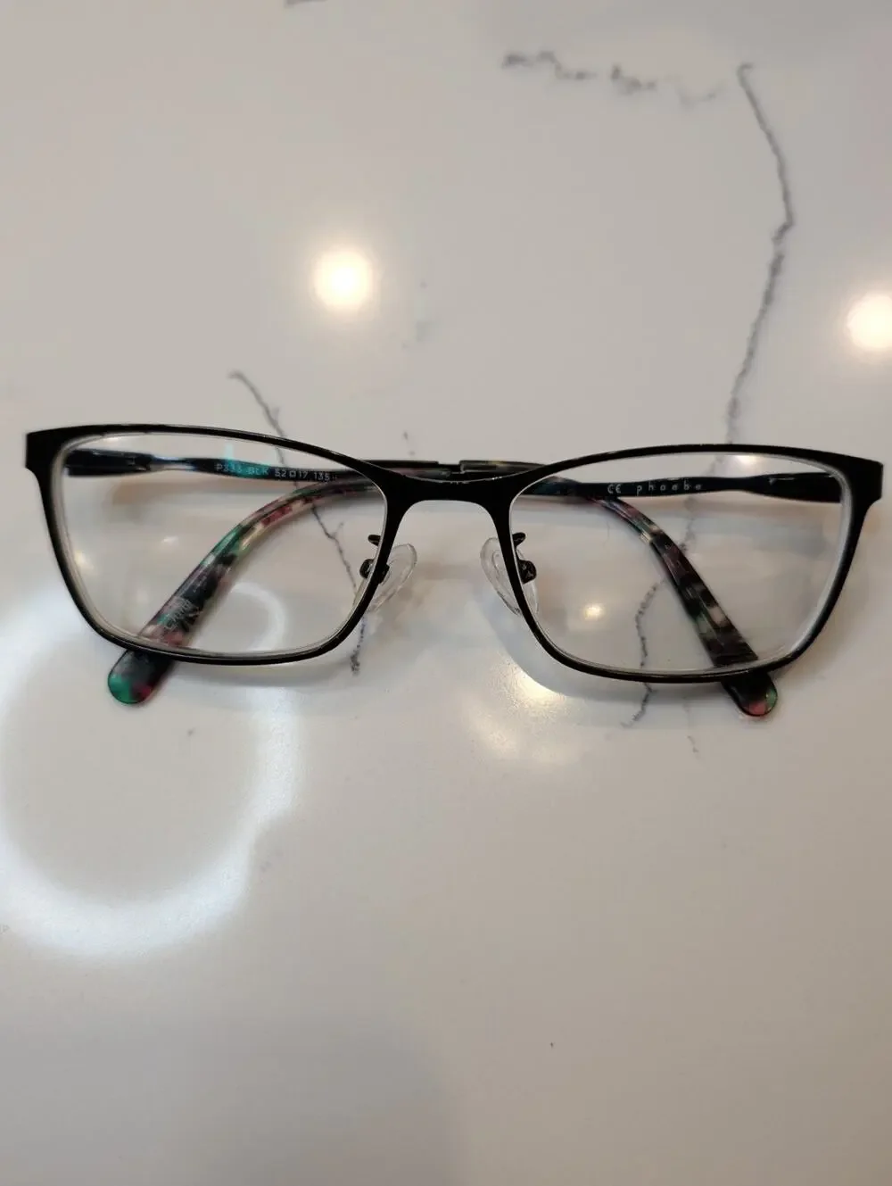 Phoebe Couture Eyeglasses Frame P268 Women's Black Tortoise Full Rim 52-16-135
